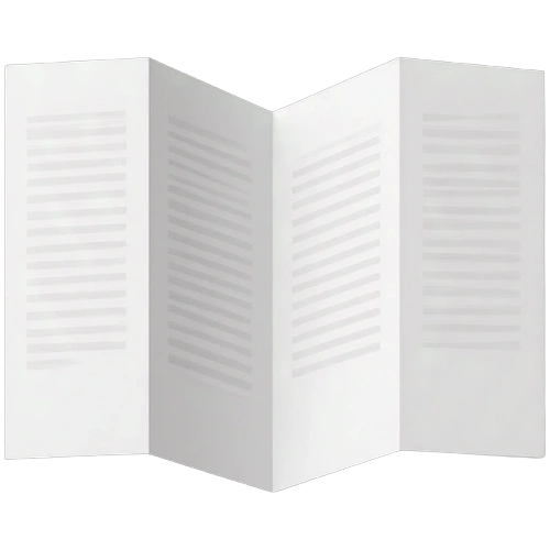 Professional pamphlet template examples