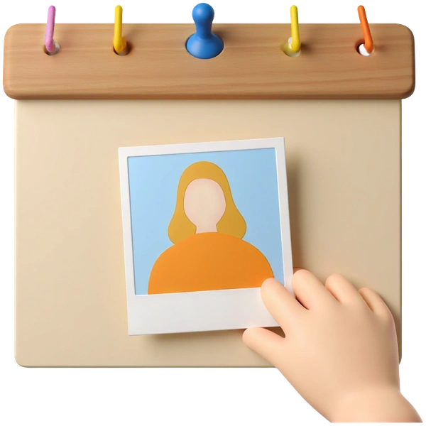 Drag-and-drop mood board interface