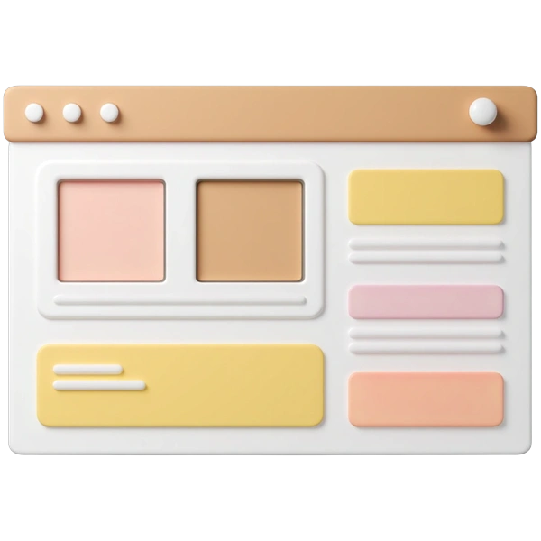 Mood board layouts and templates