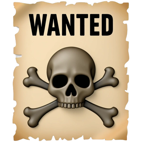 Pirate Wanted Poster Example