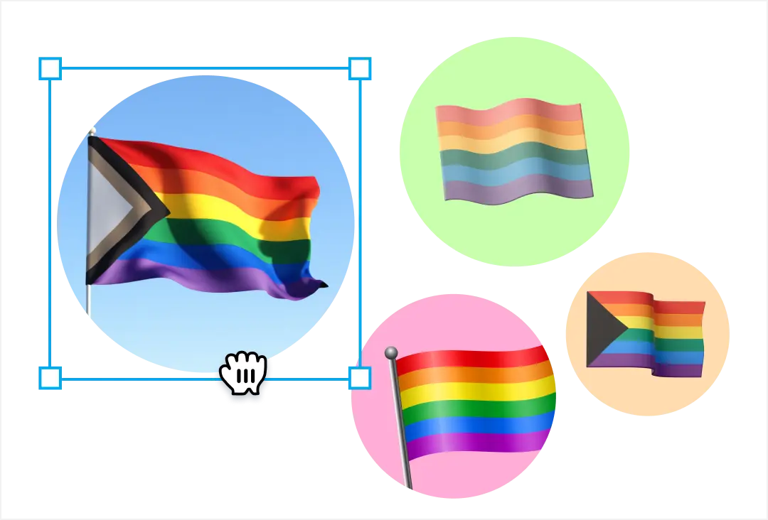 Pride Flag Profile Picture Examples