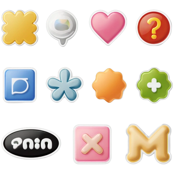 Sticker design library