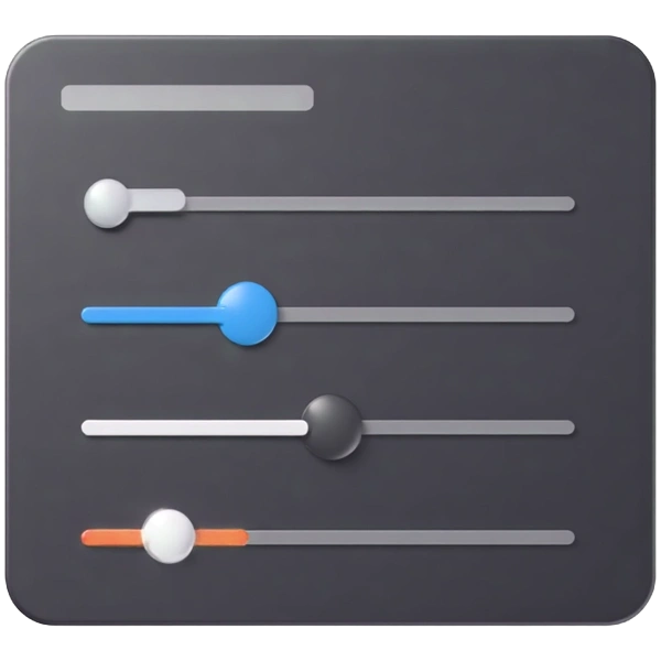 Customize stickers interface