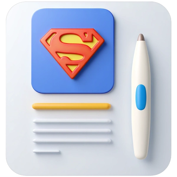 Easy Superhero Logo Maker Interface