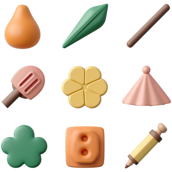 Aesthetic Vision Board Elements Collection
