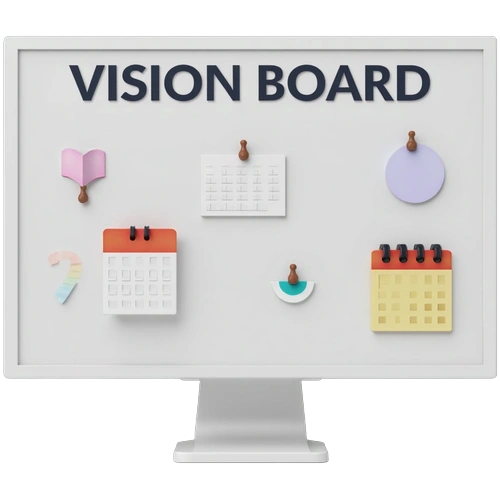 New Year's Vision Board Example