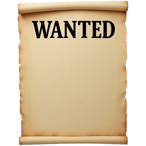 Wanted Dead or Alive Poster Template