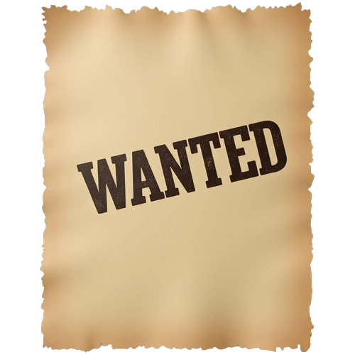 Vintage wanted poster background examples