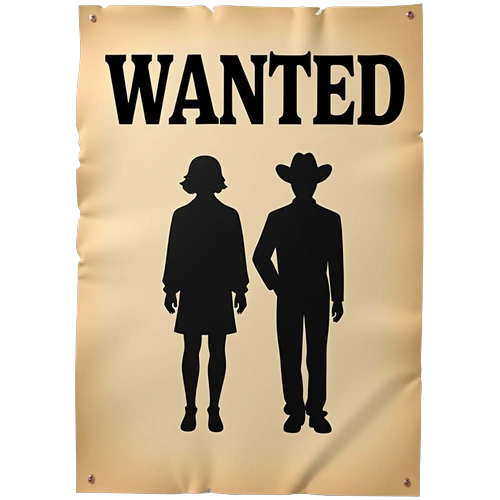 Bonnie and Clyde Wanted Poster