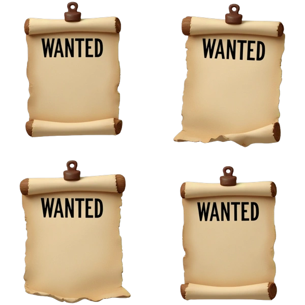 One Piece Wanted Poster Templates
