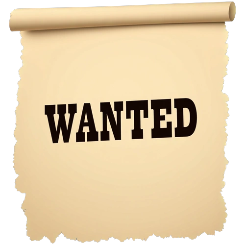Wanted Poster Template Example