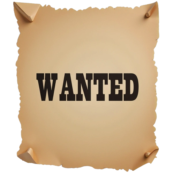 Authentic Western Wanted Poster Templates