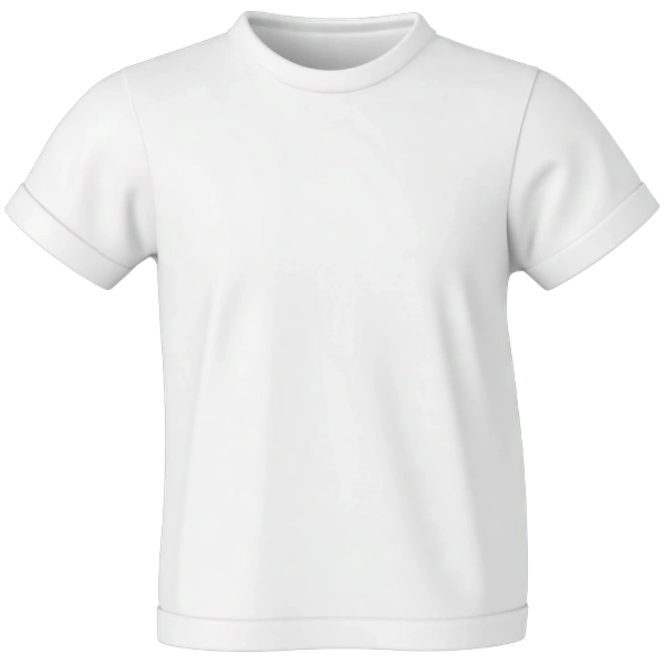 Realistic white t-shirt mockup templates