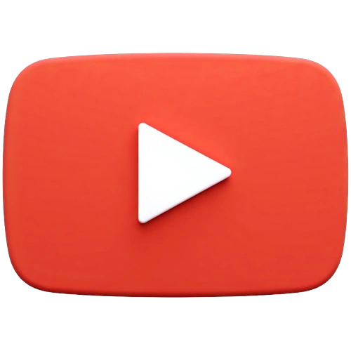 3D YouTube Logo